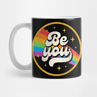 Be You Pride Lgbtq Gay Lgbt Ally Rainbow Flag Mug